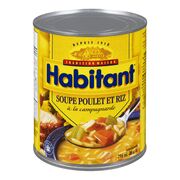 Soupe poulet et riz à la campagnarde