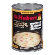 Soupe chaudrée style pâté au poulet