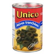 Olives mûres tranchées