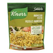 Pâtes au pesto et parmesan