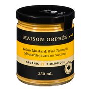 Moutarde jaune au curcuma biologique