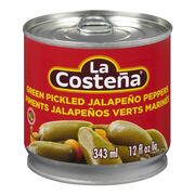 Piments jalapeños entiers marinés