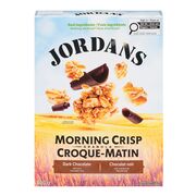 Grappes de céréales avec copeaux de chocolat noir