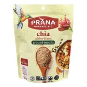 Graines de chia blanches moulues