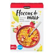 Céréales de flocons de maïs