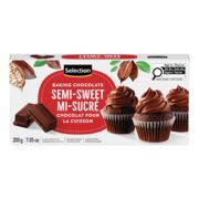 Chocolat mi-sucré pour cuisson