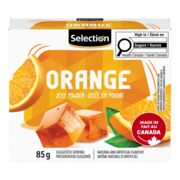 Gelée en poudre à l'orange