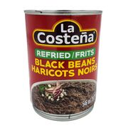 Haricots noirs frits