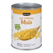 Maïs en crème