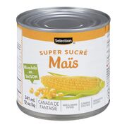 Maïs en grains entiers super sucré