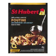 Mélange à sauce à poutine 25 % moins de sel