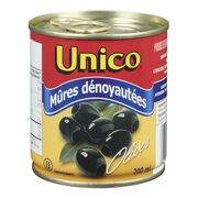 Olives moyennes mûres dénoyautées