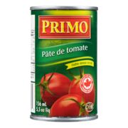 Pâte de tomates, faible teneur en sel