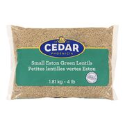 Petites lentilles vertes Eston