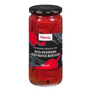 Poivrons rouges rôtis marinés