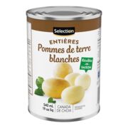 Pommes de terre blanches entières