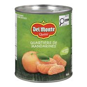 Quartiers de mandarines dans un sirop léger