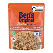 Riz à grais longs à saveur de champignons avec riz sauvage