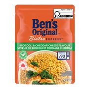 Riz à saveur de brocoli et cheddar