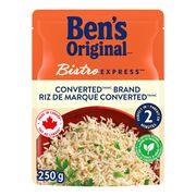 Riz blanc à grain long de marque Converted