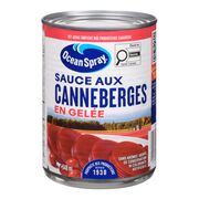 Sauce aux canneberges en gelée