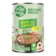Soupe aux lentilles avec des légumes