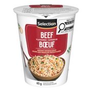Soupe aux nouilles instantanées à saveur de bœuf