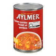 Soupe condensée au poulet et aux gombos