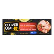 Thon pâle émietté dans l'huile d'olive avec piment