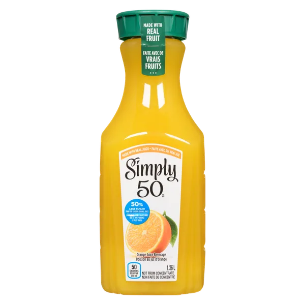 Jus d'orange avec pulpe
