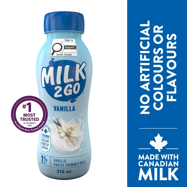 Lait à la vanille 1% m.g.