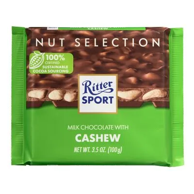 Lait au chocolat avec cajou