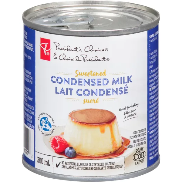 Lait concentré sucré