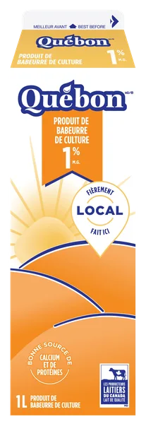 Lait de beurre 1% m.g.