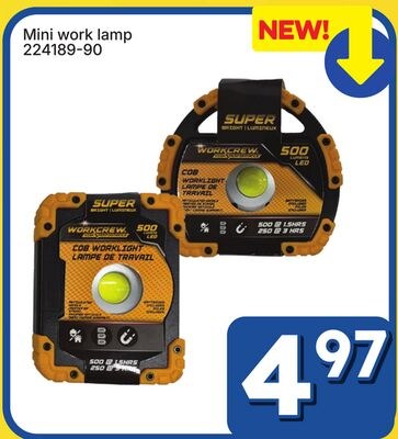 Small work lamp