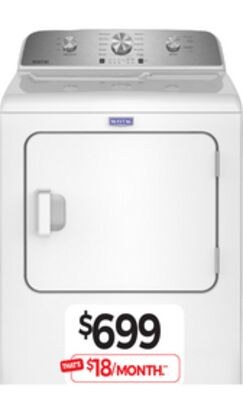 7.0 Cu. Ft. Electric Dryer
