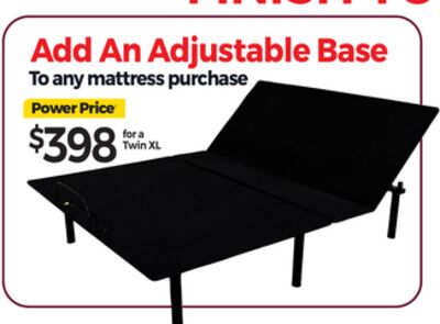 Add An Adjustable Base