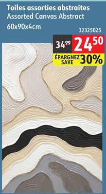 Assorted Canvas Abstract