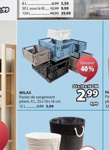 Boîte de rangement BASIC BOX 134 L