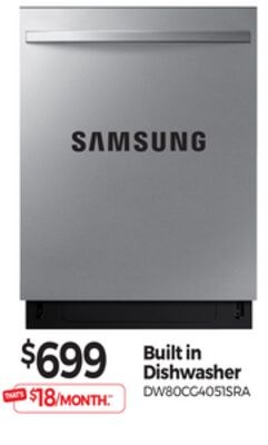 Built in Dishwasher
