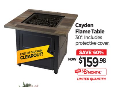 Cayden Flame Table