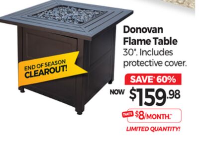 Donovan Flame Table