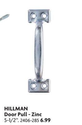 Door Pull-Zinc