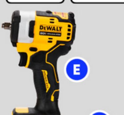 E 3/8" impact driver