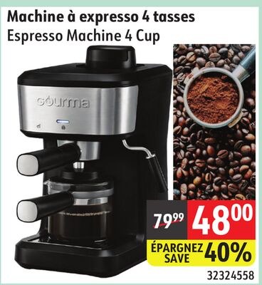 Espresso Machine 4 Cup