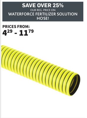 FERTILIZER SOLUTION HOSE!