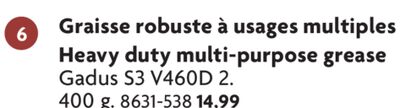 Graisse robuste à usages multiples