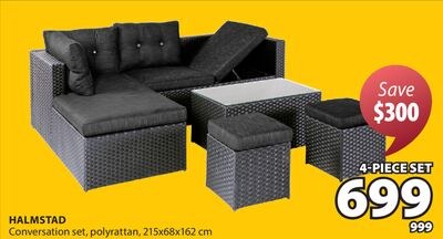 HALMSTAD Conversation set