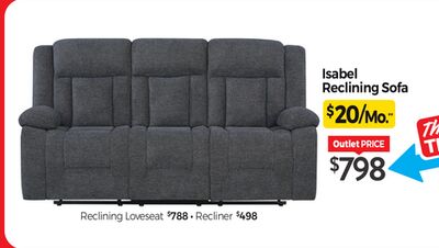 Isabel Reclining Sofa