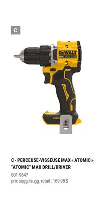 PERCEUSE-VISSEUSE MAX « ATOMIC »
